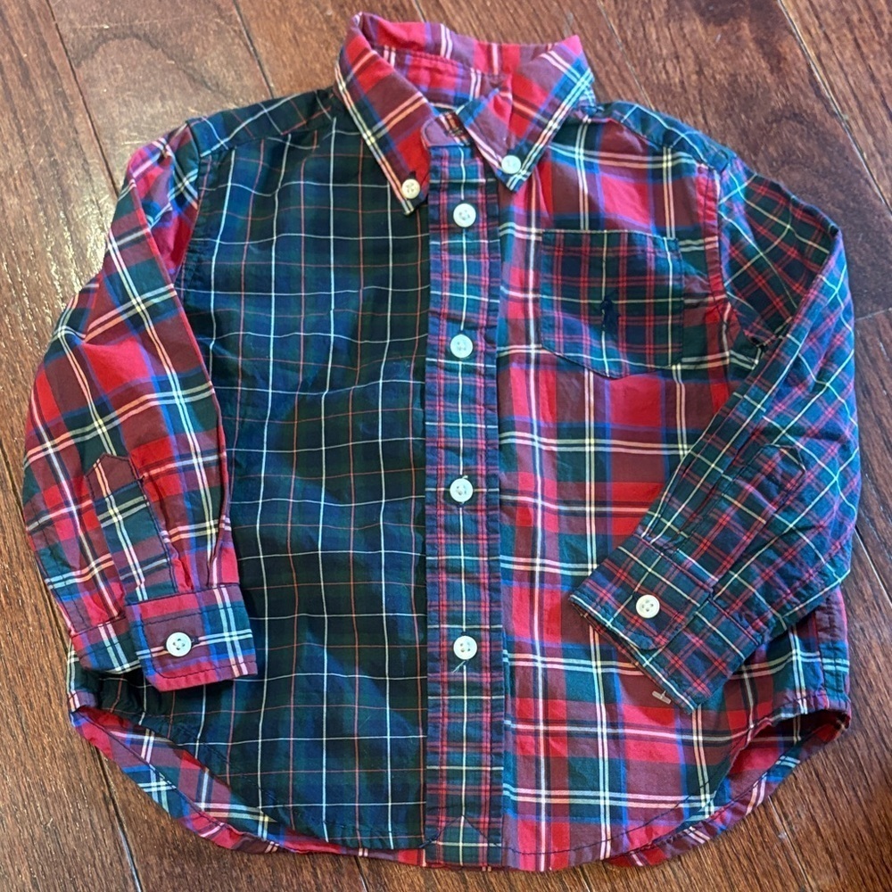 Ralph Lauren toddler plaid shirt